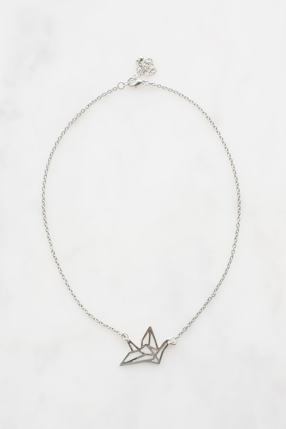 Origami Crane Necklace - wc-prakash