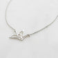 Origami Crane Necklace - wc-prakash